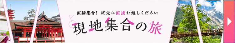 現地集合の旅