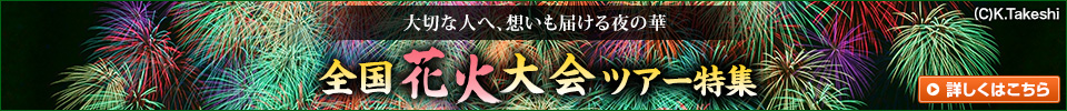 大切な人へ、思いも届ける夜の華 全国花火大会ツアー特集
